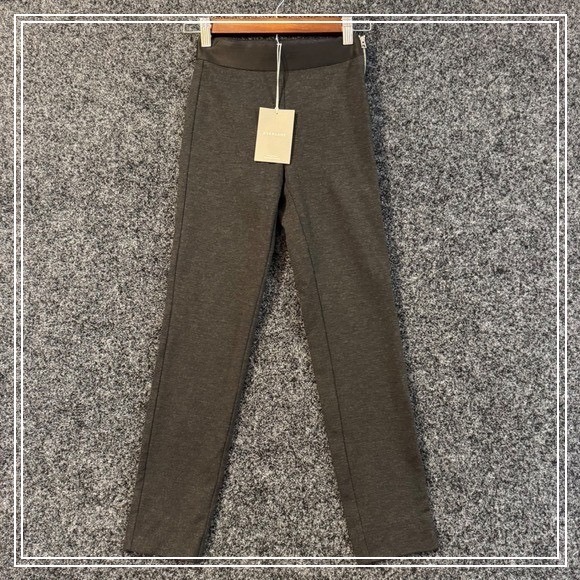 Everlane Pants - Everlane The Stretch Ponte Crop Pant‎ Charcoal Grey Womens Size 0